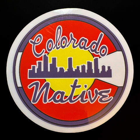 Denver Outline Native Sticker