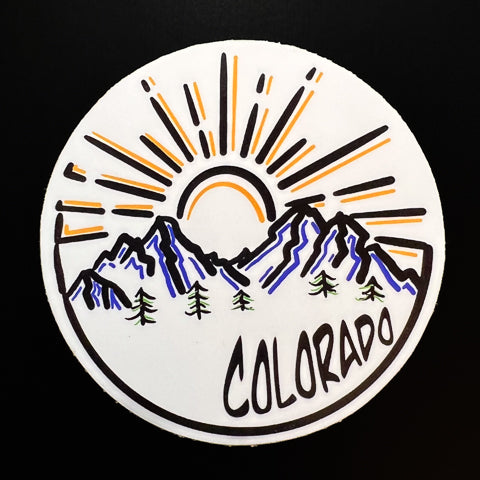 Colorado Sunrise Sticker