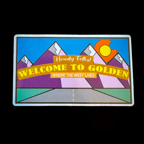 Golden Colorado Sticker