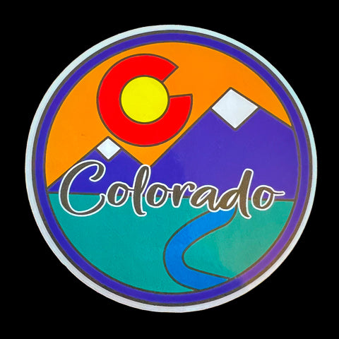 Colorado Mtn River Sticker