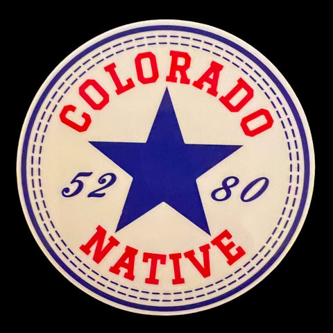 Colorado Native Star Sticker